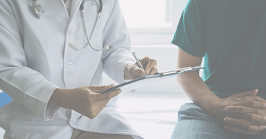 Health Benefits Doctor signing